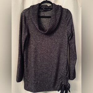 White House Black Market Cowl Neck Tunic Sweater SZ M